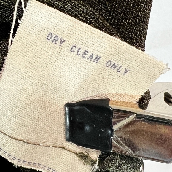 Donna Ricco New York Dress Tobacco Brown Maxi Sleeveless Size 4 - Picture 7 of 7